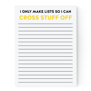Cross Stuff Off Notepad - Pretty by Her - handmade locally in Cambridge, Ontario