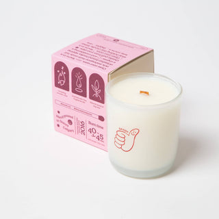 Dandy - Mahogany, Firewood & Pine Coconut Soy 8oz Candle - Pretty by Her- handmade locally in Cambridge, Ontario