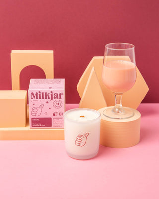 Dandy - Mahogany, Firewood & Pine Coconut Soy 8oz Candle - Pretty by Her- handmade locally in Cambridge, Ontario
