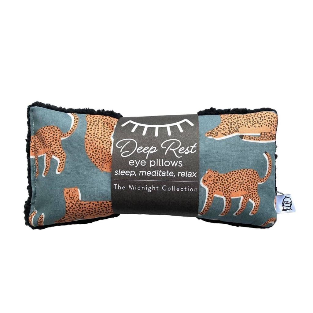 Deep Rest Eye Pillow | Stone Leopard - Pretty by Her - handmade locally in Cambridge, Ontario