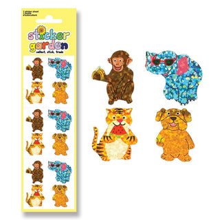 Sparkle Animals Having Fun Mini Stickers Sheet