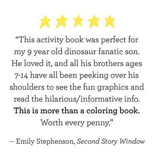 DINOSAURS Coloring + Activity: Mazes, Puzzles, Jokes + MORE - Pretty by Her - handmade locally in Cambridge, Ontario