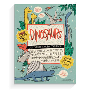 DINOSAURS Coloring + Activity: Mazes, Puzzles, Jokes + MORE - Pretty by Her - handmade locally in Cambridge, Ontario