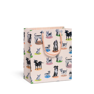 Doggies medium gift bag: Medium - Pretty by Her- handmade locally in Cambridge, Ontario