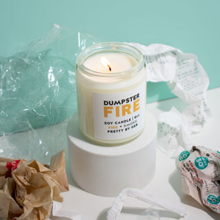 Dumpster Fire | Soy Wax Candle - Pretty by Her- handmade locally in Cambridge, Ontario