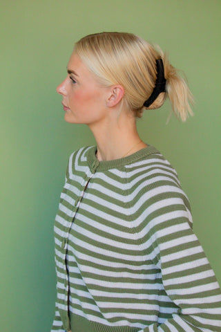 Earthy Toned Curved Claw Clip: Matte Amber - Pretty by Her- handmade locally in Cambridge, Ontario