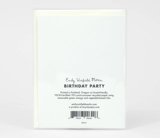 Emily Winfield Martin Birthday Party Greeting Card - Pretty by Her- handmade locally in Cambridge, Ontario