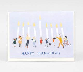 Emily Winfield Martin Happy Hanukkah Greeting Card - Pretty by Her- handmade locally in Cambridge, Ontario