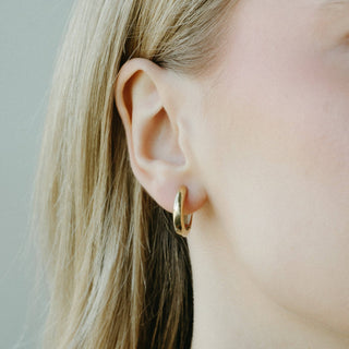 Essential Hoops: Mini (12mm) - Pretty by Her- handmade locally in Cambridge, Ontario