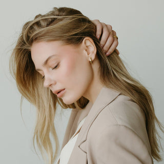 Essential Hoops: Mini (12mm) - Pretty by Her- handmade locally in Cambridge, Ontario