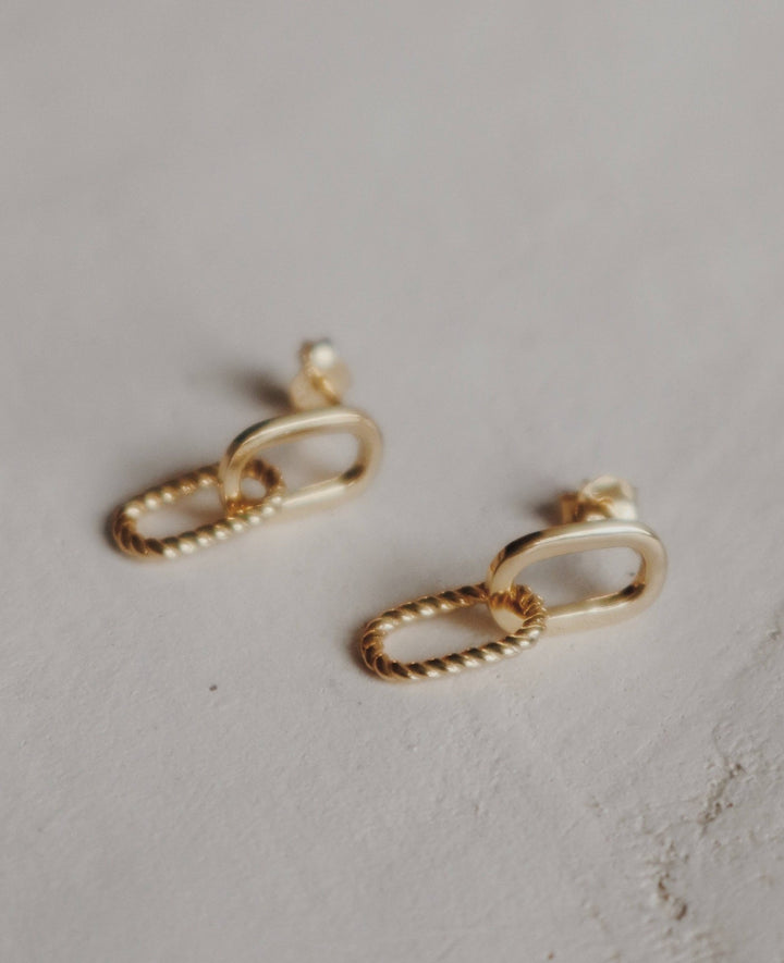 Eve Dangle Stud Earrings - Pretty by Her - handmade locally in Cambridge, Ontario