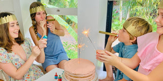 Fancy Pea Shooters w/Colored Paper Balls - Set of 2 Shooters - Pretty by Her - handmade locally in Cambridge, Ontario