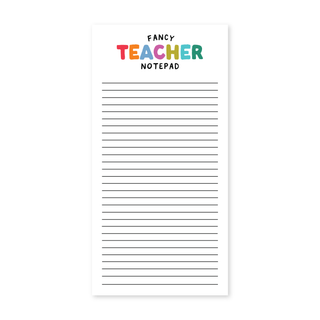 Fancy Teacher Notepad - Pretty by Her - handmade locally in Cambridge, Ontario