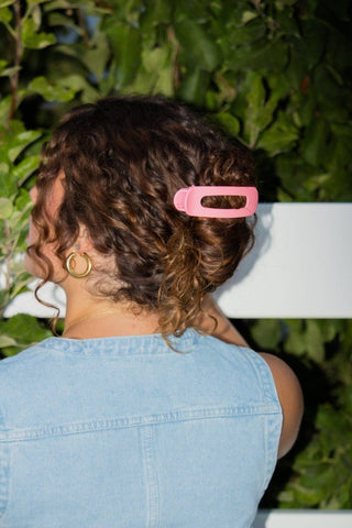 Flat Matte Claw Clip: Cashmere - Pretty by Her- handmade locally in Cambridge, Ontario