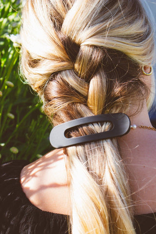 Flat Matte Claw Clip: OLIVE - Pretty by Her- handmade locally in Cambridge, Ontario