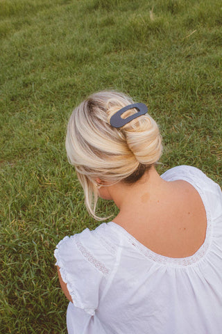 Flat Matte Claw Clip: OLIVE - Pretty by Her- handmade locally in Cambridge, Ontario