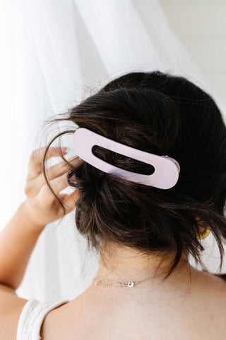 Flat Matte Claw Clip: OLIVE - Pretty by Her- handmade locally in Cambridge, Ontario