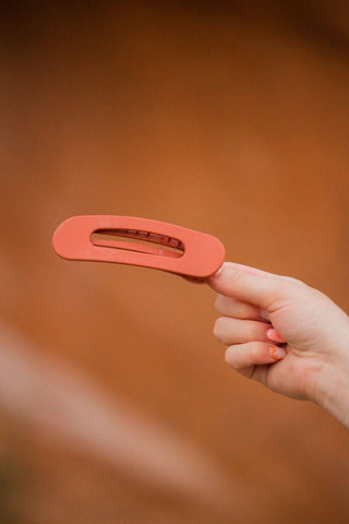 Flat Matte Claw Clip: OLIVE - Pretty by Her- handmade locally in Cambridge, Ontario