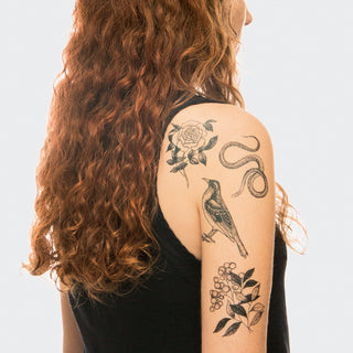 Flora and Fauna Tattoo Set - Pretty by Her - handmade locally in Cambridge, Ontario