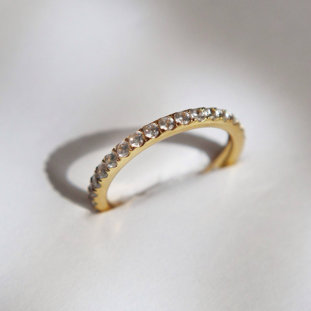 Forever CZ Band Ring - Pretty by Her - handmade locally in Cambridge, Ontario