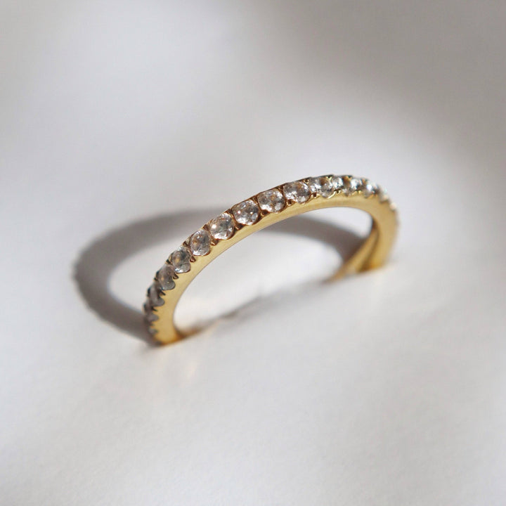 Forever CZ Band Ring - Pretty by Her - handmade locally in Cambridge, Ontario