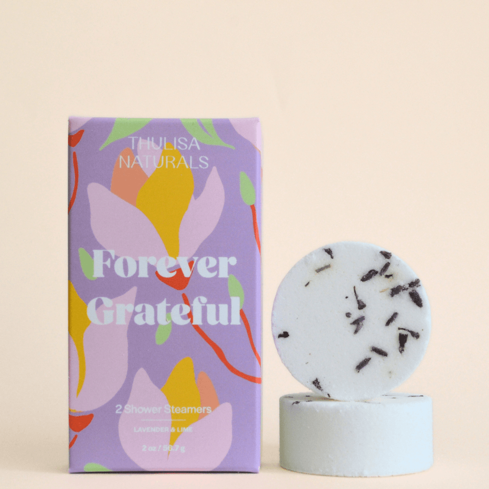 Forever Grateful Shower Steamers | Lavender Lime - Pretty by Her - handmade locally in Cambridge, Ontario