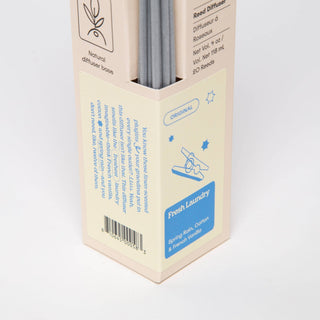 Fresh Laundry - Rain, Cotton & Vanilla 4oz Reed Diffuser - Pretty by Her- handmade locally in Cambridge, Ontario