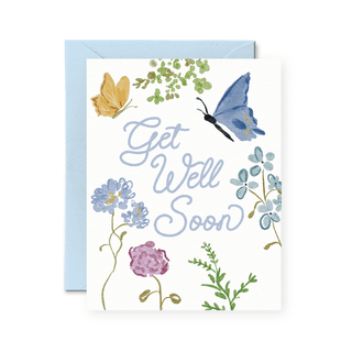 Get Well Soon Card - Pretty by Her - handmade locally in Cambridge, Ontario