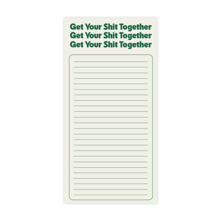 Get Your Shit Together Notepad