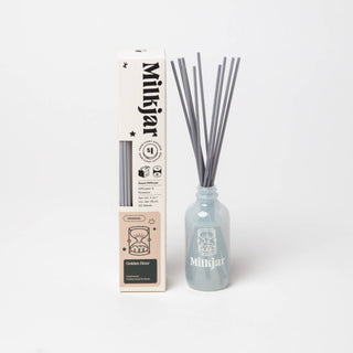 Golden Hour - Cashmere, Cedarwood & Musk 4oz Reed Diffuser - Pretty by Her- handmade locally in Cambridge, Ontario