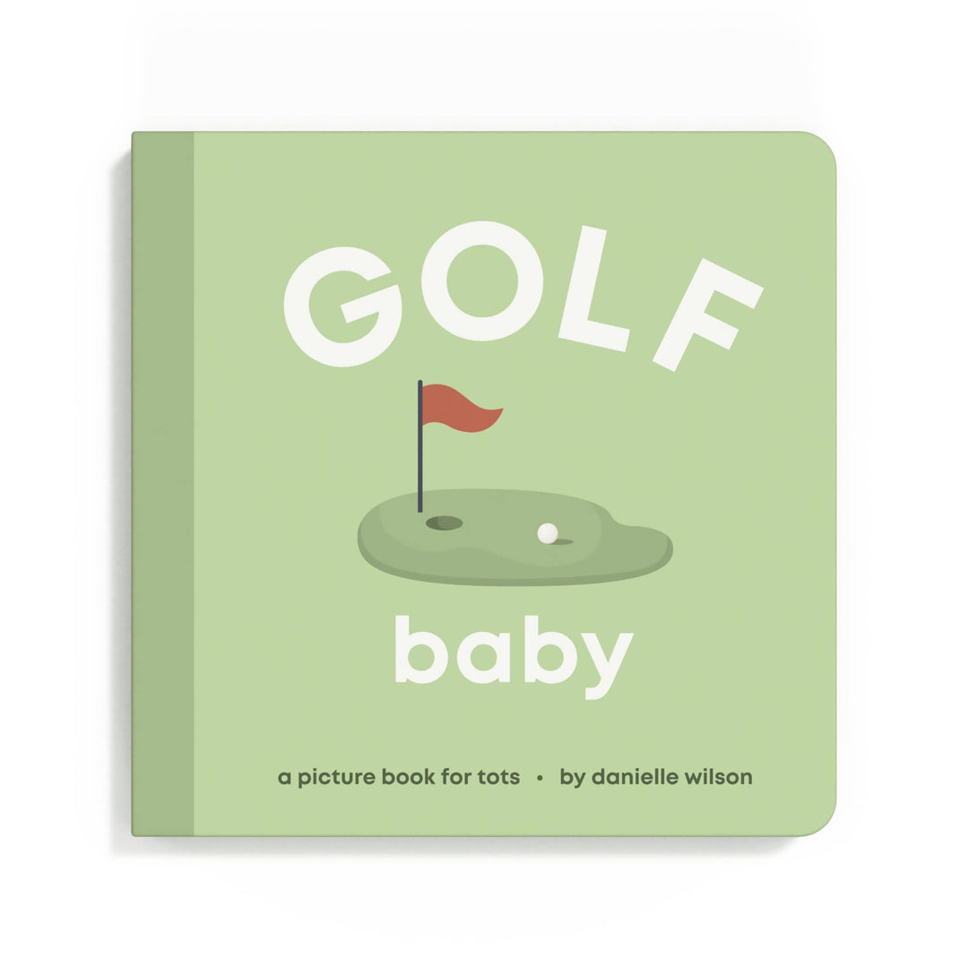 Golf Baby - Board Book - Pretty by Her - handmade locally in Cambridge, Ontario