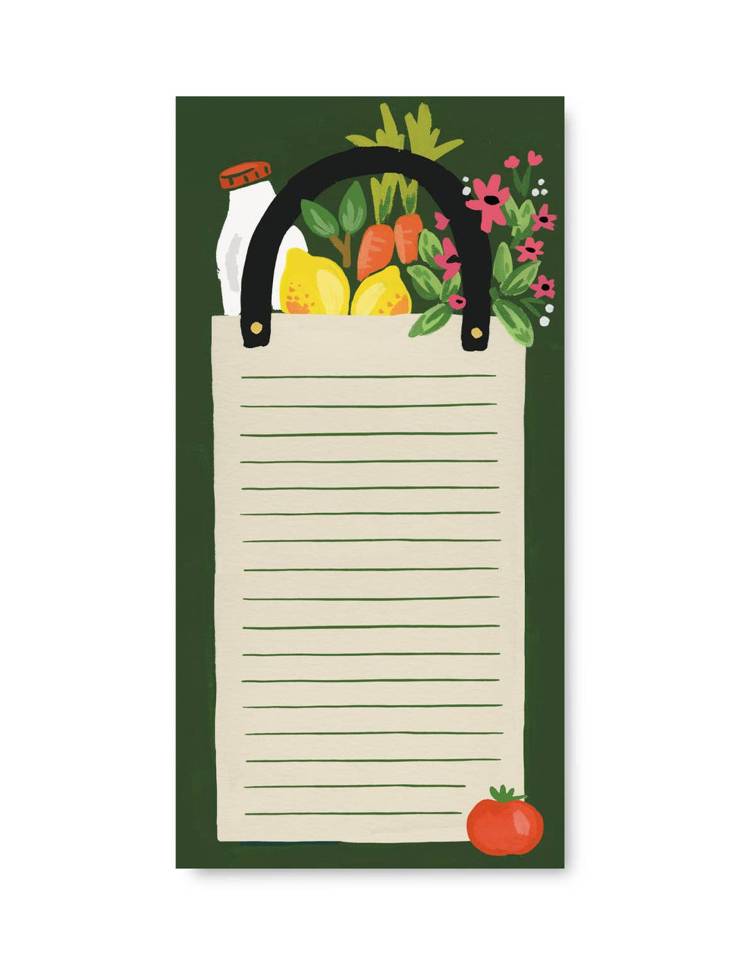 Grocery Bag Magnetic Market List Notepad - Pretty by Her - handmade locally in Cambridge, Ontario