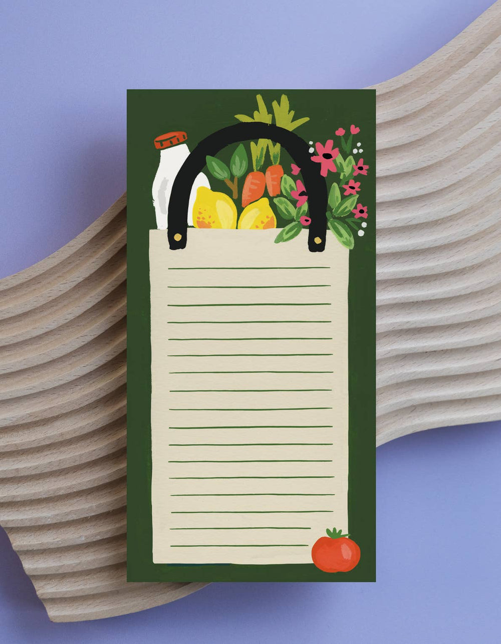 Grocery Bag Magnetic Market List Notepad - Pretty by Her - handmade locally in Cambridge, Ontario