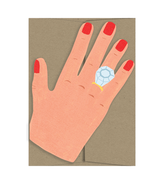 Happily Ever After - Die Cut Card - Pretty by Her- handmade locally in Cambridge, Ontario