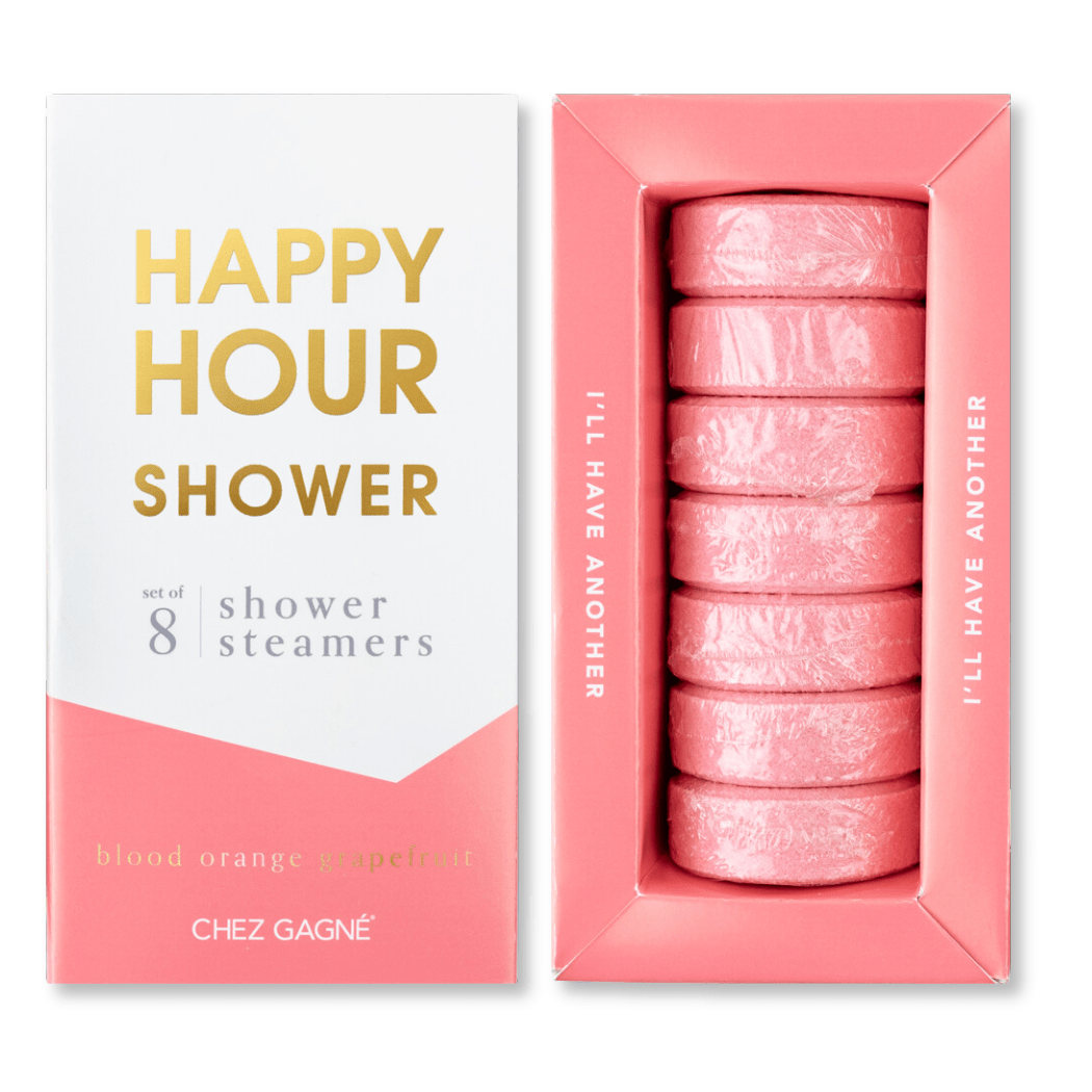 Happy Hour Shower Shower Steamers - Blood Orange Grapefruit - Set of 8 Tabs - Pretty by Her - handmade locally in Cambridge, Ontario