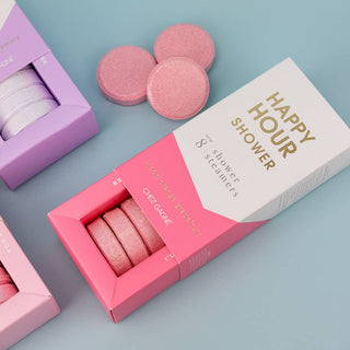 Happy Hour Shower Shower Steamers - Blood Orange Grapefruit - Set of 8 Tabs - Pretty by Her - handmade locally in Cambridge, Ontario
