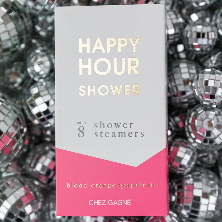 Happy Hour Shower Shower Steamers - Blood Orange Grapefruit - Set of 8 Tabs - Pretty by Her - handmade locally in Cambridge, Ontario