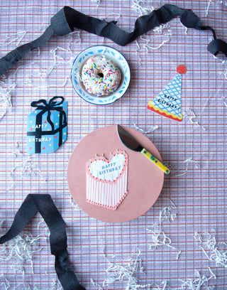 Heart Cake Mini Cards - Box of 6 - Pretty by Her- handmade locally in Cambridge, Ontario
