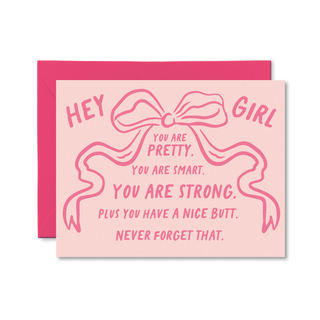 Hey Girl You Are Card - Pretty by Her - handmade locally in Cambridge, Ontario
