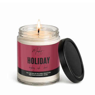 HOLIDAY SOY CANDLE: 8 oz Single Wick - Pretty by Her- handmade locally in Cambridge, Ontario