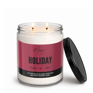 HOLIDAY SOY CANDLE: 8 oz Single Wick - Pretty by Her- handmade locally in Cambridge, Ontario