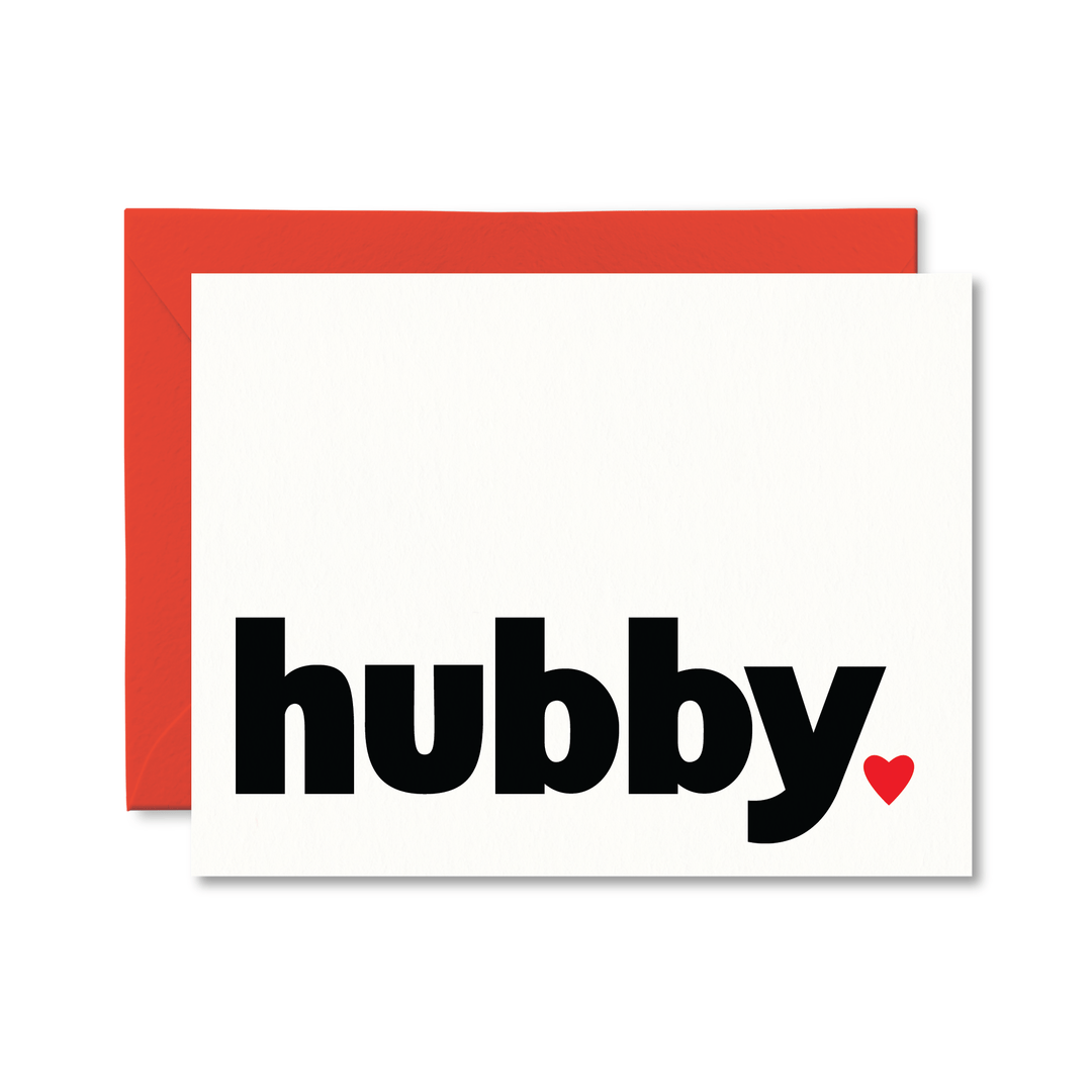 Hubby Card - Pretty by Her - handmade locally in Cambridge, Ontario