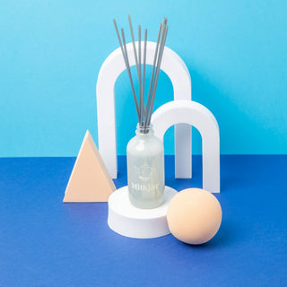 Hygge - Vanilla, Tobacco & Sea Salt 4 oz Reed Diffuser - Pretty by Her- handmade locally in Cambridge, Ontario