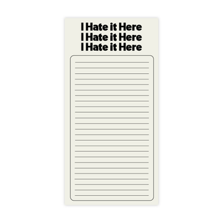 I Hate it Here Notepad - Pretty by Her - handmade locally in Cambridge, Ontario