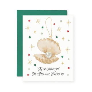 Keep Sparklin' You Holiday Treasure Christmas Card - Pretty by Her - handmade locally in Cambridge, Ontario