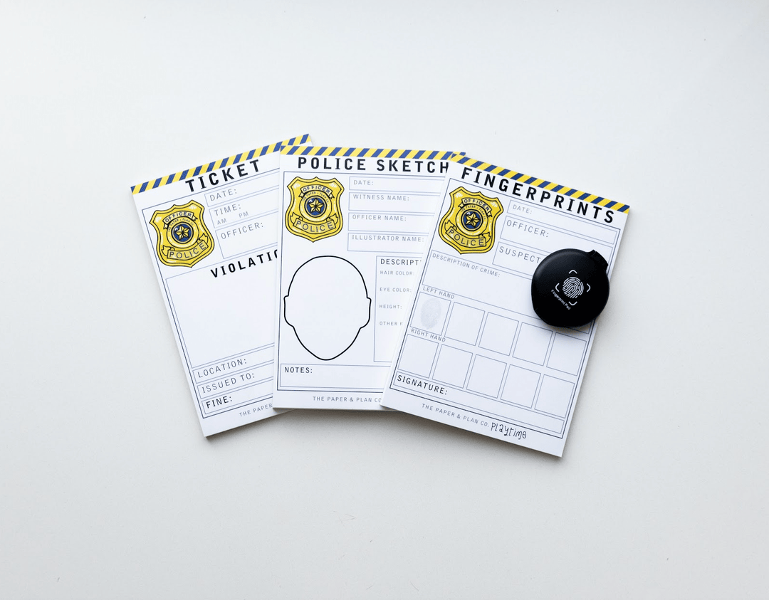 Kids Law Enforcement Playtime Pad™ Pack - Pretty by Her - handmade locally in Cambridge, Ontario