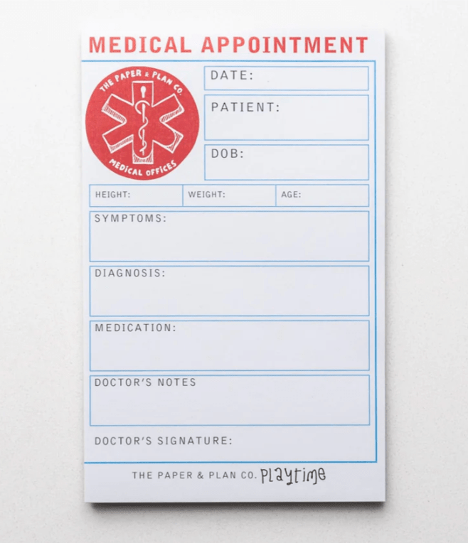 Kids Playtime Pad™ - Medical Appointment - Pretty by Her - handmade locally in Cambridge, Ontario