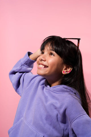 KIDS STICKY EARRINGS - UNICORN - Pretty by Her- handmade locally in Cambridge, Ontario