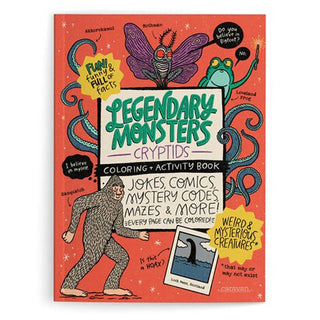 Legendary Monsters CRYPTIDS Coloring, Activity, Jokes + MORE - Pretty by Her - handmade locally in Cambridge, Ontario