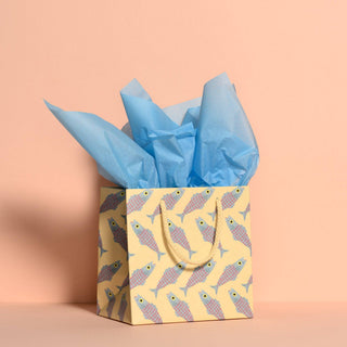 Light Blue tissue paper: 8 Sheets - Pretty by Her- handmade locally in Cambridge, Ontario